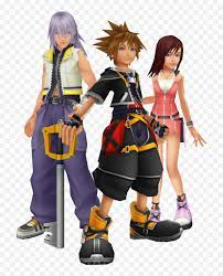 Sora kingdom hearts 2 keyblades. Sora Kairi And Riku The Keyblade Trio Riku Kingdom Hearts 2 Png Riku Png Free Transparent Png Images Pngaaa Com