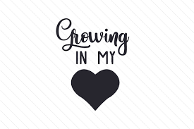 Download Growing In My Heart Svg Cut File By Creative Fabrica Crafts Creative Fabrica PSD Mockup Templates