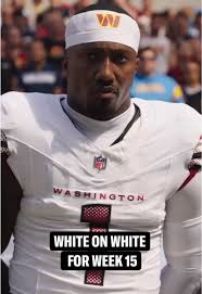 white on white this weekend ⚪️⚪️ #nfl #uniform #commanders #washingtondc