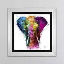 Premium acrylic pane is clearer and lighter than glass. Patrice Murciano Elephant Elephant Framed Art 1wall