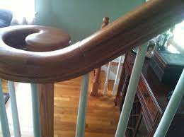 Volute To Stair Rail Connection Doityourself Com Community Forums