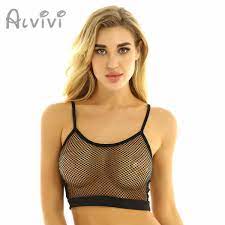 Use them in commercial designs under lifetime, perpetual & worldwide rights. Alvivi Frauen Crop Top Strappy Transparente Mesh Bralette Kurzen Armellosen Weste Ausgesetzt Nabel Hot Top Fishnet Bh Bluse T Shirt Tanks Aliexpress