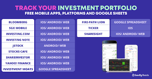 Have a good stock scanner. The Complete List Of Best Investment Portfolio Tracking Apps Platforms In Singapore Most Are Free