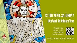 Updated february 2, 2021 to add the memorial of saints martha. Catholic Weekday Mass Today Online Saturday 10th Week Of Ordinary Time 2020 Youtube