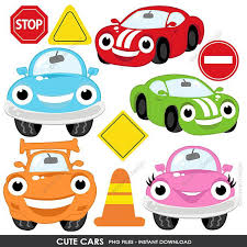 Cute Cars Clipart Transportation Clip Art On The Road Road Cute Cars Cars Birthday Party Disney Clip Art