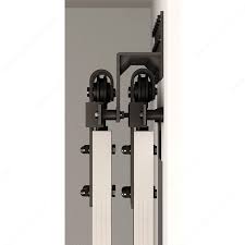 Robuste, cette solution, livre avec un cache rail en. Support Mural Pour Porte Coulissante Type Porte De Grange Sur Rail Plat Quincaillerie Richelieu