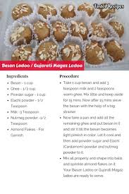 Besan Ladoo Recipe Magaz Ladoo Traditional Gujarati Sweet Tastedrecipes Recipe Sweet Dishes Recipes Food Food Tasting
