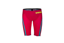 Arena Powerskin Carbon Flex Vx Bright Red Turquoise Jammer Homme Natation