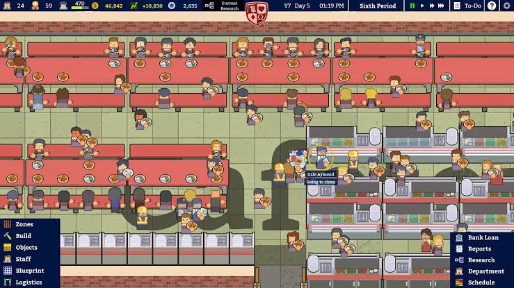 Игровой процесс Academia School Simulator