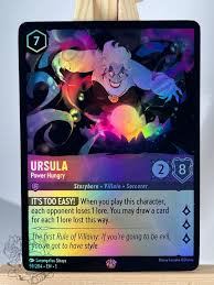 Ursula Power Hungry Lorcana Proxy/orica, Common/holo