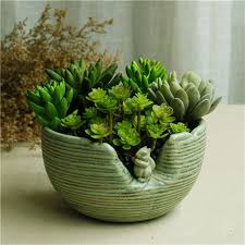 Click To Buy Cute Indoor Herb Garden Pots Wedding Favors And Gifts Ceramic Terracotta Pots Succulent Plant Pot Ga Herb Garden Pots Plants Hanging Plants