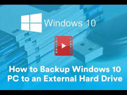 How much space do i need for a backup? How To Back Up Your Windows 10 Pc To An External Hard Drive Youtube