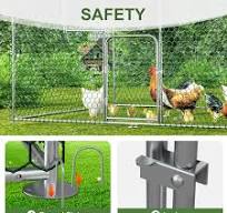 Amazon.com: Jaula de metal para gallinero, malla de alambre ...
