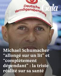 Michael Schumacher “allongé sur un lit” et “complètement dépendant” : la  triste réalité sur sa santé ➡️ https://l.gala.fr/omW