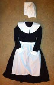 Pilgrim Girl 3 Piece Costume All Cotton Zipper Back Closure Dress With Hat And Apron Aghcustomcos Pilgrim Costume Pilgrim Costume Kids Diy Girls Costumes