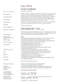Event coordinator assistants are responsible for facilitating the smooth execution of special events, including weddings. Events Coordinator Cv Sample Resume Writing Jobs Application Form Cvs