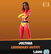 It appeared in the item shop on november 2 and is currently available for purchase. Joltara Outfit Fnbr Co Fortnite Cosmetics