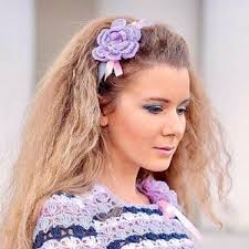 Crochet Flower PATTERN. Make Hair Accessories. Crochet Brooch. Wedding  Crochet. Hanging Decor.