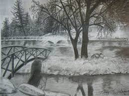 We have specifically curated the landscape drawing ideas so that you do not dig in your head and stress your mind to talking of landscape drawing ideas for beginners, they have got ample for you, that without even all you need is a charcoal pencil to do the sketch and give the shady effect to it. Pencil Shaded Scenery Image Gallery For Village Scene Pencil Shading Nature Scenery Pencil Shading Scenery Pencil Shading Landscape