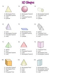 Check spelling or type a new query. Identifying 3d Shapes Worksheet