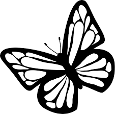 Png butterfly collection with transparent background, many butterflies png. Simple Butterfly Outline Clipart Novocom Top