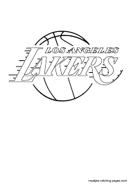 The logo for this team is the name of the team written in the color of the team, purple. 10 Pics Of Lakers Logo Coloring Pages Los Angeles Lakers Logo Coloring Home