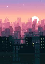  Tumblr Nr2569nqx01qze3hdo1 R2 500 Pemandangan Anime Pemandangan Pixel Art