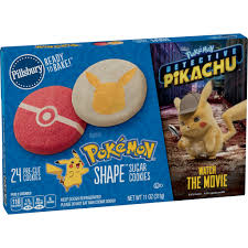 These festive cookies can be made. Pokemon Detective Pikachu Pillsbury Sugar Cookies Popsugar Uk Parenting