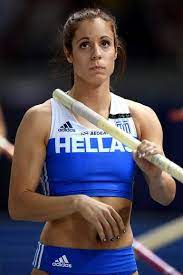 She won a gold medal at the 2016 olympics with a jump of 4.85 meters and also competed in the 2012 summer olympics. Katerina Stefanidi 2012 Summer Olympics Summer Olympics Athlete