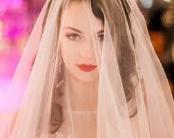 Lace Wedding Veil With Blusher #83,two Tiers Veil,lace Veil, Wedding Veil  With Blusher , Bridal Lace Veil, Custom Wedding Veil, Bridal Veil,