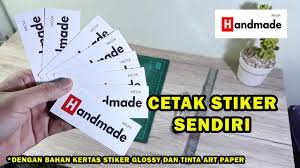 Check spelling or type a new query. Cetak Stiker Dengan Bahan Kertas Stiker Glossy Youtube