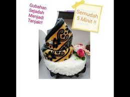 Tutorial gubahan sejadah bersama telekung di dalam 1 dulang hantaran yang sama. Gubahan Hantaran Kahwin Sejadah Semudah 5 Minit Berbentuk Tanjak Youtube Interesting Things Tutorial Cake