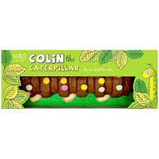 He really is going all out and we are 100% here for it. M S Colin The Caterpillar Cake Ocado