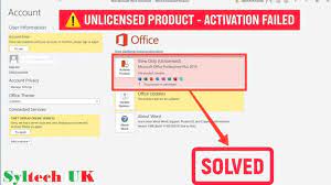The microsoft support and recovery assistant runs on windows pcs and can help you identify and fix activation issues with microsoft 365. How To Fix Unlicensed Product Of Microsoft Office 2019 2016 Easy 100 Working Youtube