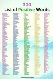 List Of Positive Words To Live By Arts Job Ideas Of Arts Job Artsjob List Of Positive Word Positive Words List Of Positive Words Words For Best Friend