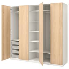 Ikea Pax Wardrobe White Repvag White Stained Oak Veneer With The Pax Planner You Can Easily Complete Your Combin Pax Wardrobe Ikea Pax Ikea Pax Wardrobe