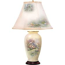 Thomas Kinkade Everett S Cottage Charm Porcelain Ginger Jar Table Lamp By The Bradford Exchange Click Image F Jar Table Lamp Ginger Jar Lamp Thomas Kinkade