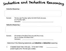 Deductive reasoning starts with a general theory, statement, or hypothesis and then. Worksheet On Inductive And Deductive Reasoning Persuasive Writing Prompts Inductive Reasoning Worksheets