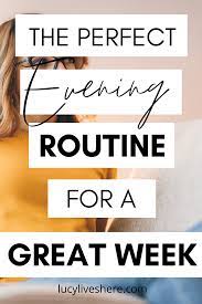What time is it in wisconsin, united states?local time. The Perfect Evening For A Great Week 8 Things You Should Do When You Finish Work Evening Routine Routine Morning Routine