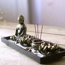 в комнате 4 угла в каждом углу сидит по щенку Buddha Zen Buddha Incense Candle Ornaments Incense Burner Incense Incense Censer Aromatherapy Candle Holder In Candle Holders Buddha Decor Buddha Zen Zen Decor