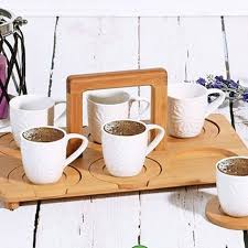bambu tepsili porselen askili fincan takimi sunum sunumonemlidir cici cicibici pembe tantitoni evdekorasyonu mutfak kitchen ferforje mug he bambu abajur nisan