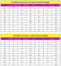 19 True To Life Asian Shoe Size Conversion Chart