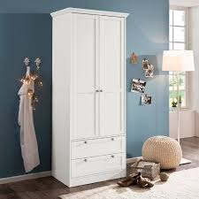 Kleiderschrank Landwood Weiss Kunststoff In 2020 Schrank Kleiderschrank Landhaus Raumaufteilung