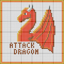 Pat Attack Gif 301 301 Pixels Cross Stitch Freebies Dragon Cross Stitch Dragon Quilt