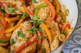 Holiday angel food cake, coconut rice!, stewed herring with boiled plantains!, etc. Dominican Pan Seared Chicken Pollo Guisado Belqui S Twist