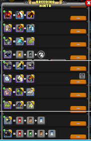 Here's breeding hints of all breedable dragons in this event (pics +  comment) :) : r/dragonvale