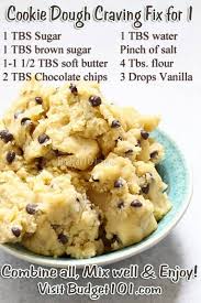Quick Cookie Dough Craving Fix Cookie Dough Edible Yummy Food Dessert Recipes Food