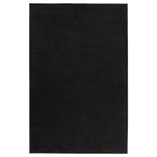 Paco home designer teppich modern wohnzimmer teppiche kurzflor karo meliert grau schwarz, grösse:200×280 cm. Sporup Teppich Kurzflor Schwarz 133x195 Cm Ikea Osterreich