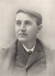 INVENTORS. Thomas Alva Edison, American Electrician & Inventor 1907 old  print