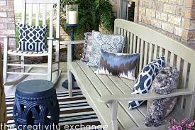 My Front Porch Transformed With Spray Paint Porch Furniture Painted Outdoor Furniture Front Porch Furniture